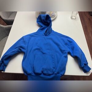 Yeezy x Gap blue hoodie. Kids Large.